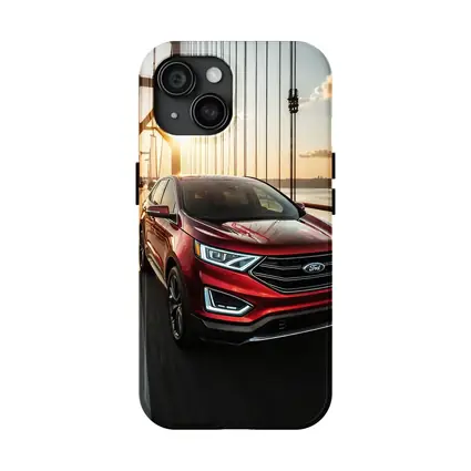 Ford Edge SUV Crossing Sunset Bridge