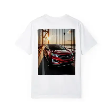 Ford Edge SUV Crossing Sunset Bridge