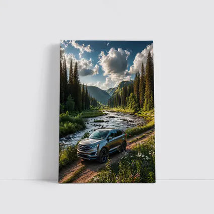 Ford Edge SUV Mountain Valley Forest Drive