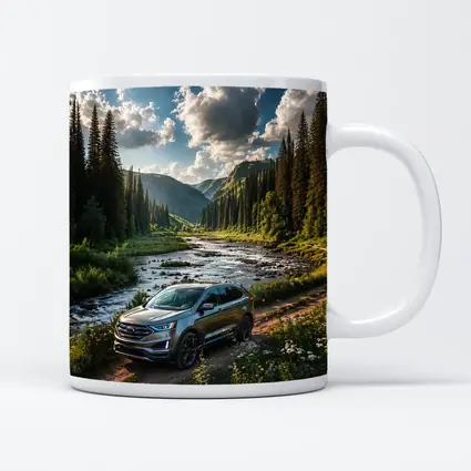 Ford Edge SUV Mountain Valley Forest Drive