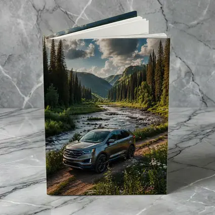 Ford Edge SUV Mountain Valley Forest Drive