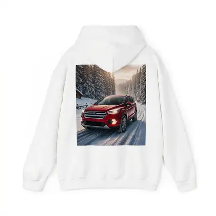 Ford Escape SUV on Snowy Winter Road