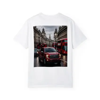 Ford F-150 Red Truck London Street