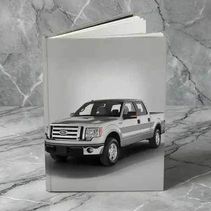 Ford F-Series Truck on Gray Background