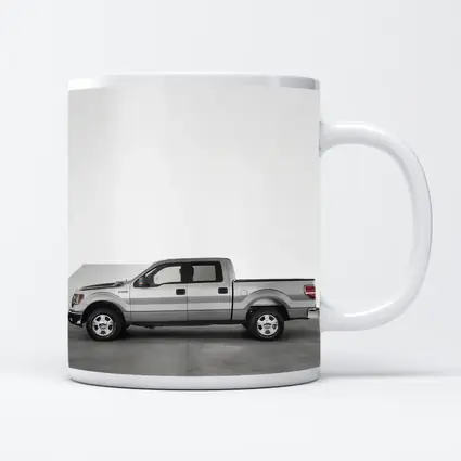 Ford F150 Truck Clean White Studio Background