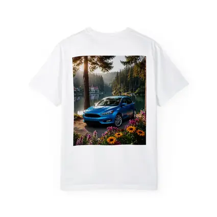 Ford Focus Blue Sedan By Forest Lake