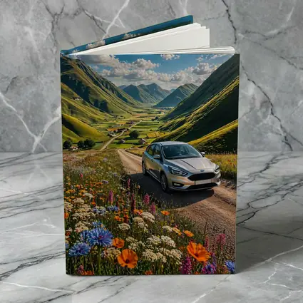 Ford Focus Silver Car Mountain Valley Road