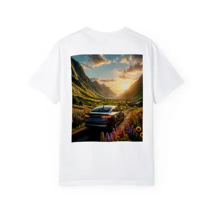 Ford Fusion Sedan Mountain Valley Sunset Drive