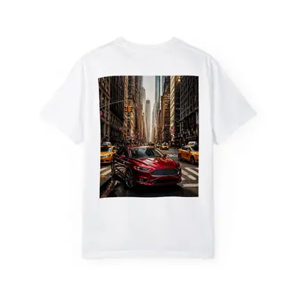 Ford Fusion Red Car New York City