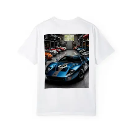 Ford GT40 Racing Car Collector Garage Scene
