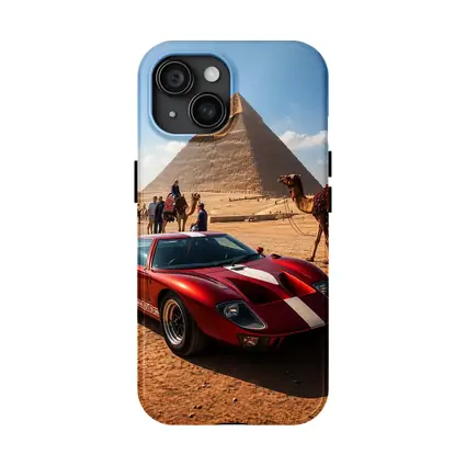 Ford GT40 Red Supercar Egypt Pyramids