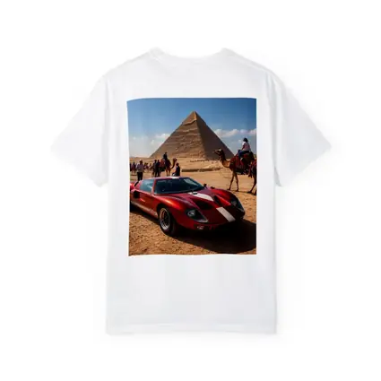 Ford GT40 Red Supercar Egypt Pyramids