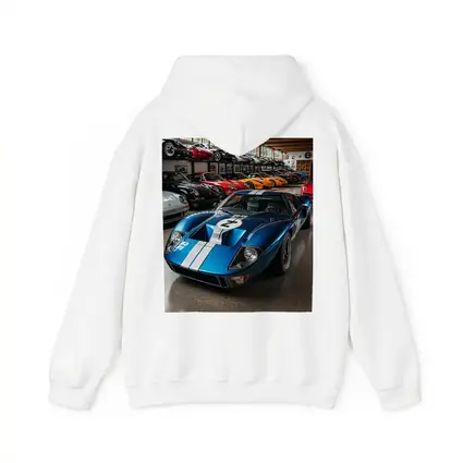 Ford GT40 Blue Race Car Collection Garage