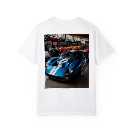 Ford GT40 Blue Race Car Collection Garage