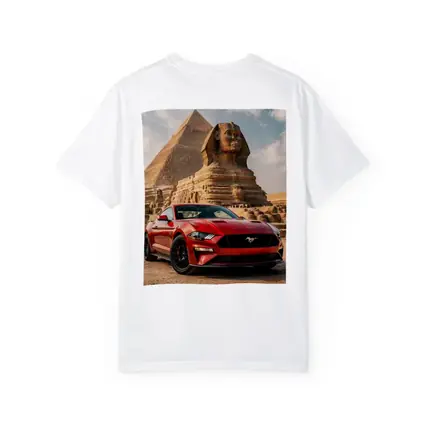 Ford Mustang GT Egypt Pyramids Sphinx