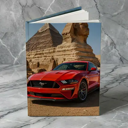 Ford Mustang GT Egypt Pyramids Sphinx