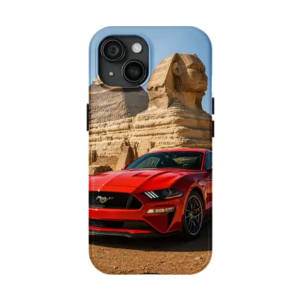 Ford Mustang GT Egypt Pyramids Sphinx