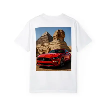Ford Mustang GT Egypt Pyramids Sphinx