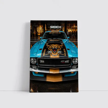 Ford Mustang Mach One Tiger Hood Muscle