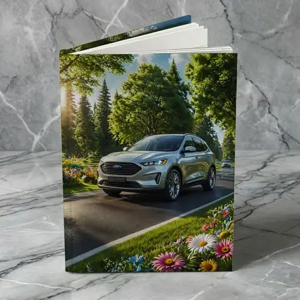 Ford Edge SUV Sunny Tree Lined Road
