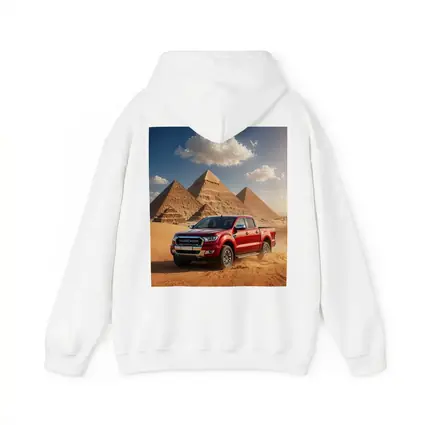 Ford Ranger Red Truck Egypt Pyramids Desert