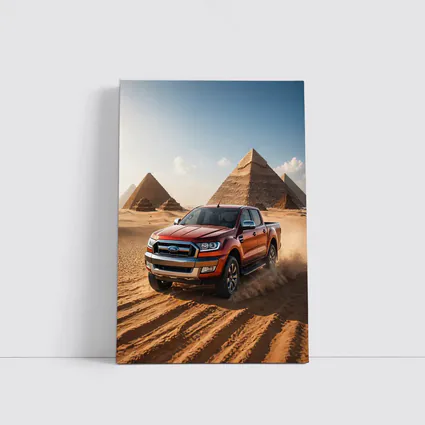 Ford Ranger Pickup Truck Egypt Pyramids Desert