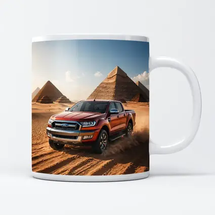 Ford Ranger Pickup Truck Egypt Pyramids Desert