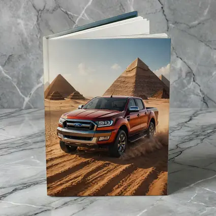 Ford Ranger Pickup Truck Egypt Pyramids Desert
