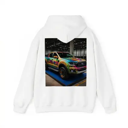 Ford Ranger Colorful Wrap Art Show