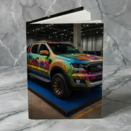 Ford Ranger Colorful Wrap Art Show
