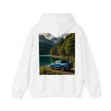 Ford Ranger Blue Truck Mountain Lake