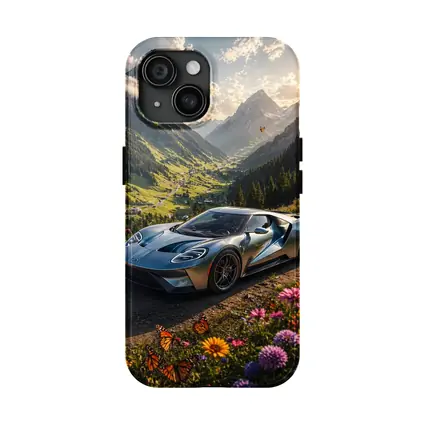 Ford GT Supercar Alpine Valley Wildflowers