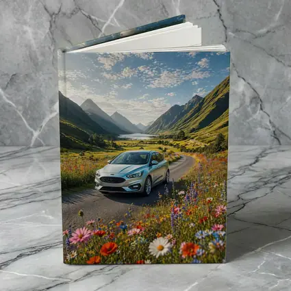 Ford Focus Silver Car Mountain Valley Road