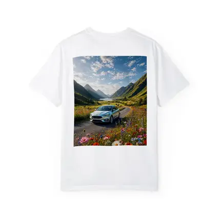 Ford Focus Silver Car Mountain Valley Road