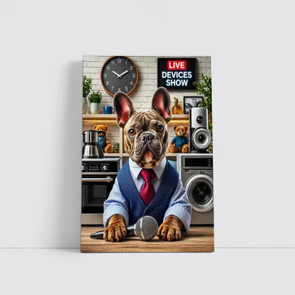 French Bulldog Host Live Devices Show