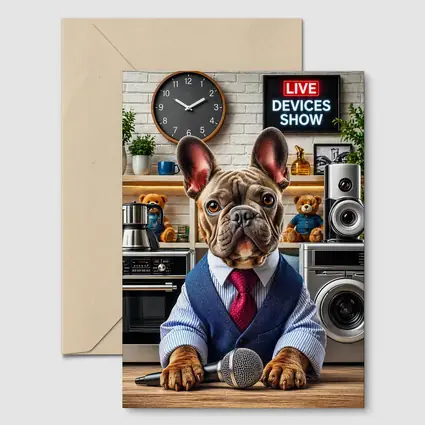 French Bulldog Host Live Devices Show