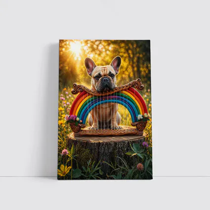 French Bulldog Rainbow Harp Sunny Meadow