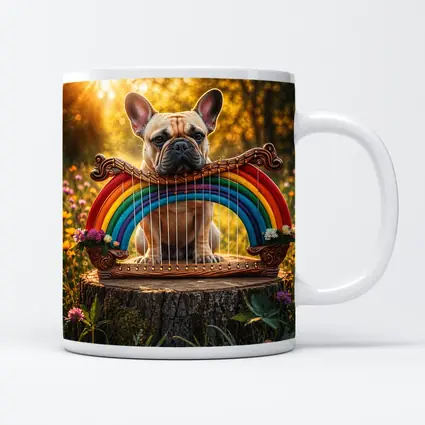 French Bulldog Rainbow Harp Sunny Meadow