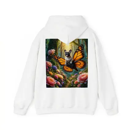 French Bulldog Butterfly Wings Magical Forest
