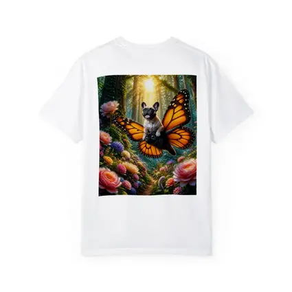 French Bulldog Butterfly Wings Magical Forest