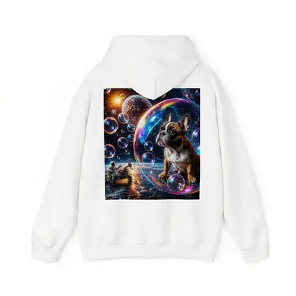 French Bulldog Astronaut Space Bubbles Galaxy