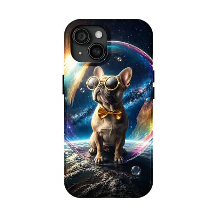 French Bulldog Space Galaxy Soap Bubble