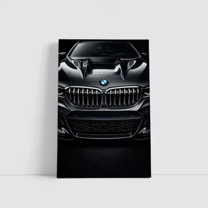 BMW X Dark Front View Close Up