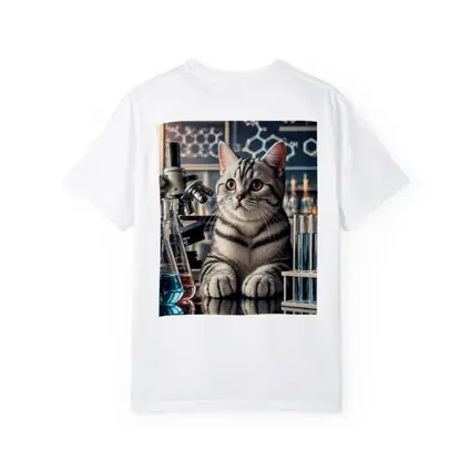American Shorthair Cat In Science Laboratory