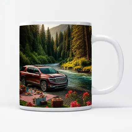 GMC Acadia Parked By Forest River