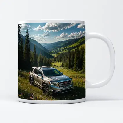 GMC Acadia Silver SUV Mountain Valley