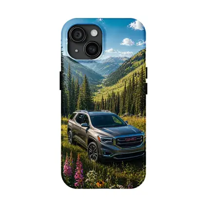 GMC Acadia Mountain Valley Green Landscape