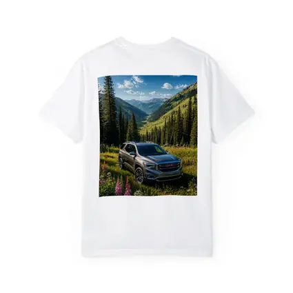 GMC Acadia Mountain Valley Green Landscape