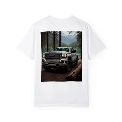 GMC Sierra Truck Forest Mountain Lake
