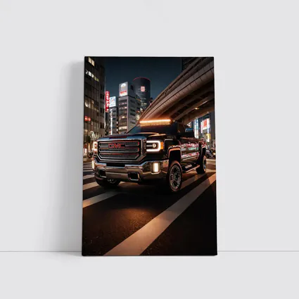 GMC Sierra Truck Tokyo City Night